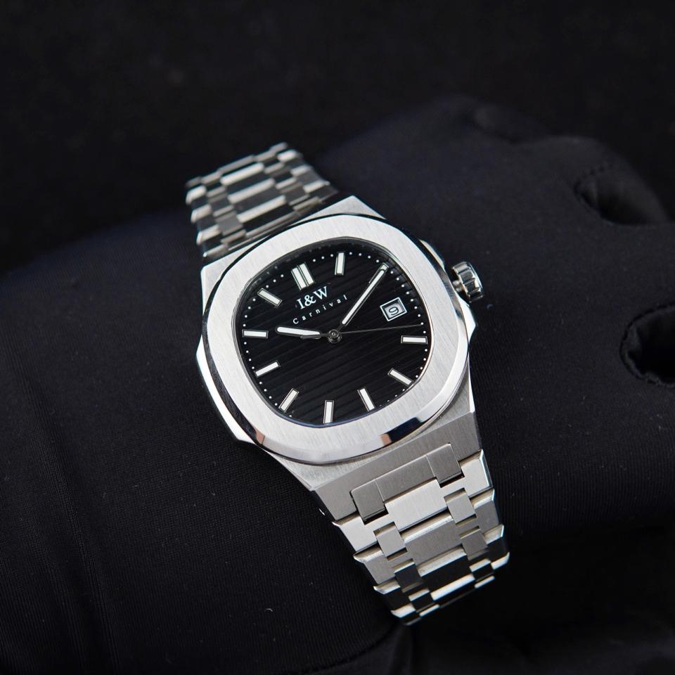 IW Canival IW721G 41mm đen-duoc-ban-tai-NGUYÊN độ đồng hồ (seikomod)