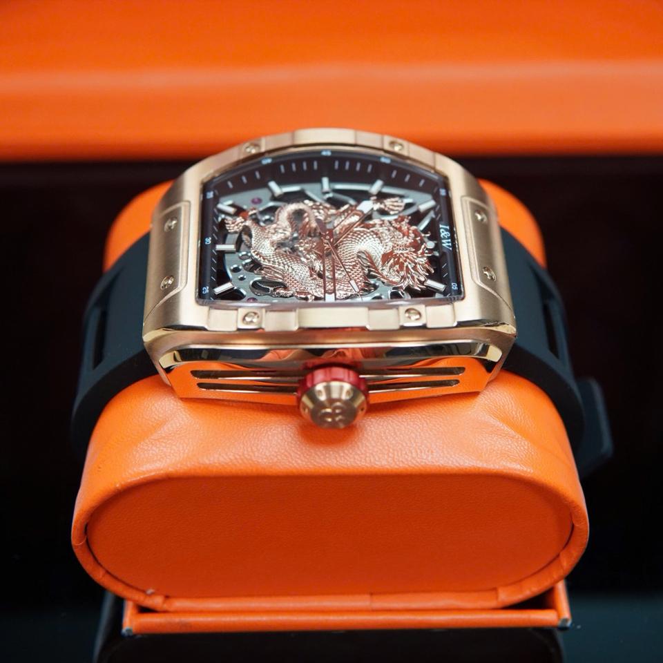 I&W CARNIVAL 787G mặt rồng vàng hồng-duoc-ban-tai-NGUYÊN độ đồng hồ (seikomod)