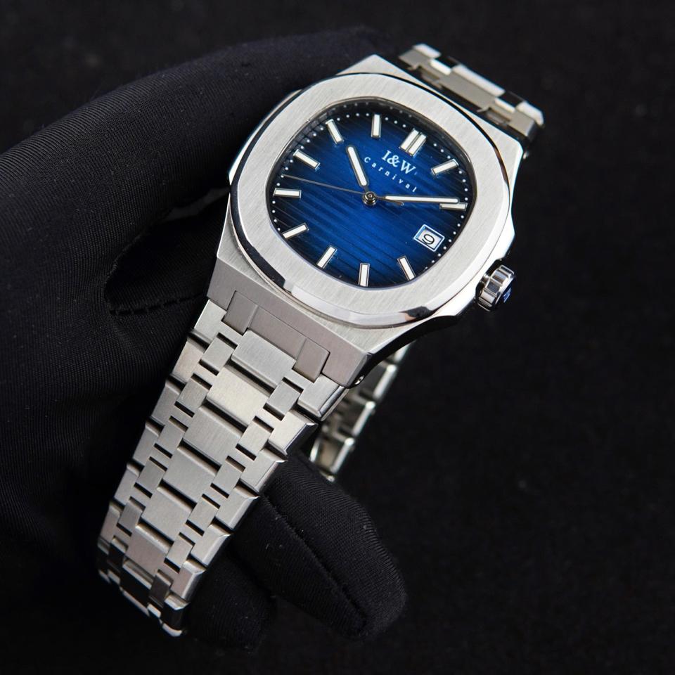 IW Canival IW721G 41mm xanh navy-duoc-ban-tai-NGUYÊN độ đồng hồ (seikomod)