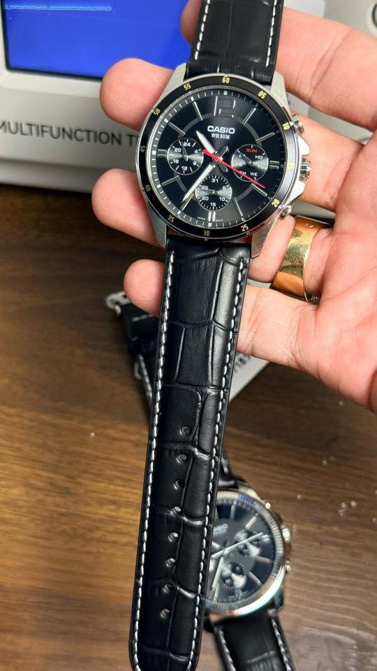 CASIO MTP-1374L-1AVDF 41mm-duoc-ban-tai-NGUYÊN độ đồng hồ (seikomod)