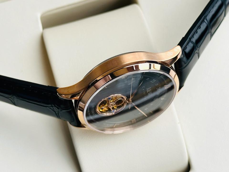 IW CANIVAL - IW525G 41mm mặt xám vàng hồng-duoc-ban-tai-NGUYÊN độ đồng hồ (seikomod)