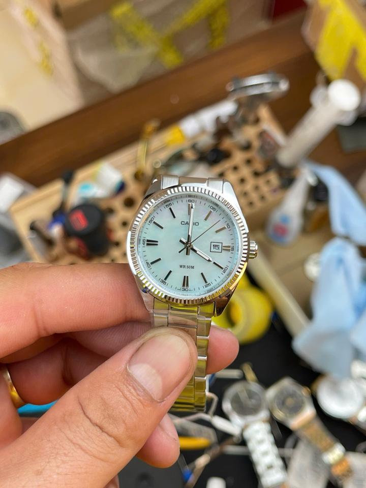 Casio MTP-1302DA-2A2VDF 42mm-duoc-ban-tai-NGUYÊN độ đồng hồ (seikomod)