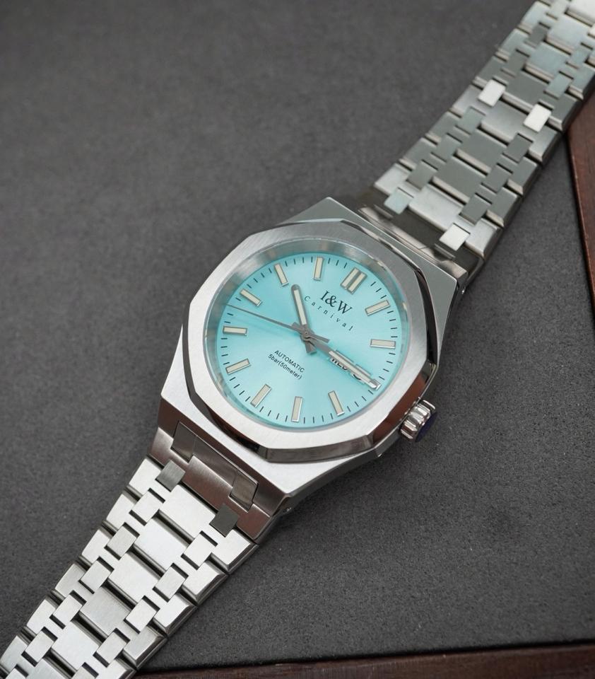 IW CANIVAL -IW5579G 41mm tiffany-duoc-ban-tai-NGUYÊN độ đồng hồ (seikomod)