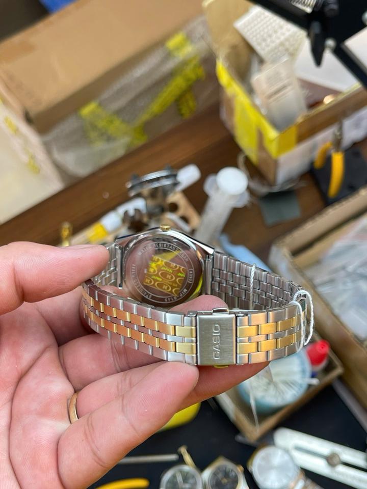 CASIO MTP-B145SG-7AVDF 40x35mm mặt đen-duoc-ban-tai-NGUYÊN độ đồng hồ (seikomod)