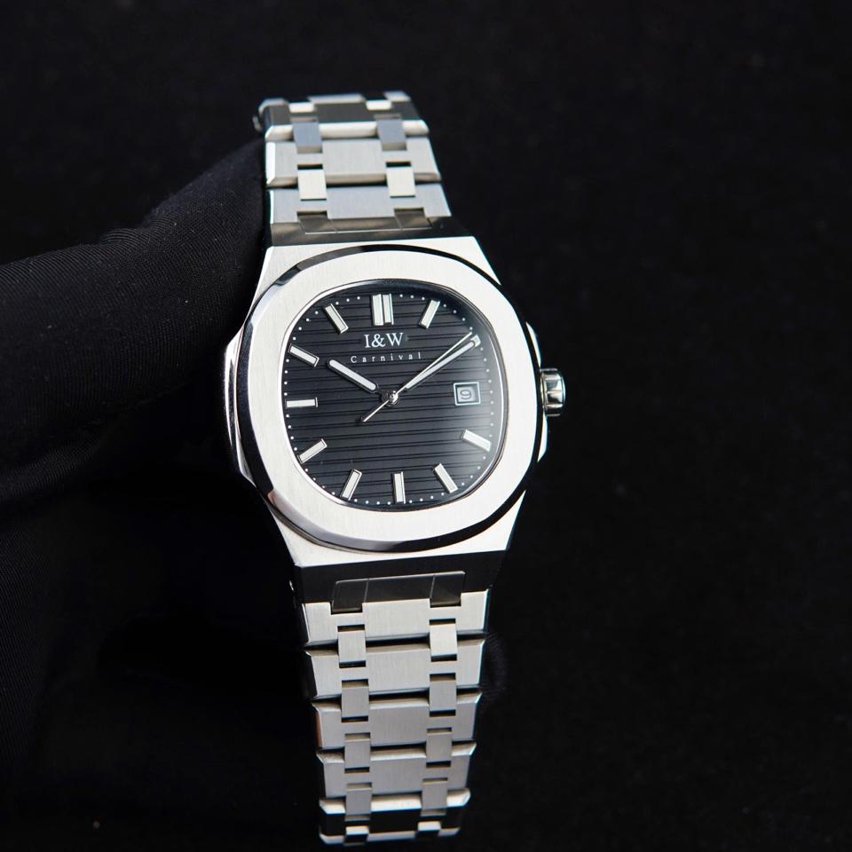 IW Canival IW721G 41mm đen-duoc-ban-tai-NGUYÊN độ đồng hồ (seikomod)