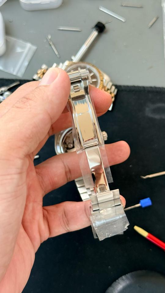 Seikomod DateJust xanh tiffany niềng đá-duoc-ban-tai-NGUYÊN độ đồng hồ (seikomod)