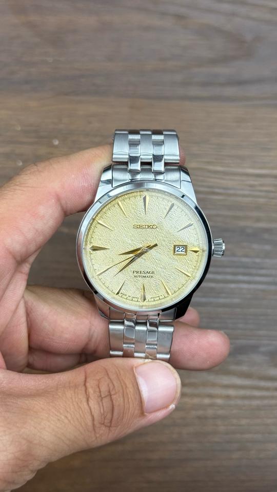 Seikomod Presage 40mm vàng chanh-duoc-ban-tai-NGUYÊN độ đồng hồ (seikomod)