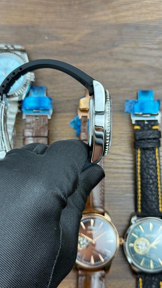 Seikomod Submariner 41mm đen niềng nhám-duoc-ban-tai-NGUYÊN độ đồng hồ (seikomod)