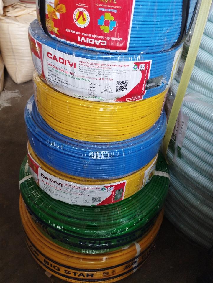 Dây cadivi 2×1.5-duoc-ban-tai-ĐẠI LÝ: NGUYÊN LIÊN chuyên Sơn gạch - vật tư điện nước - điện lạnh - đồ gia dụng - thiết bị vệ sinh cao cấp vv...