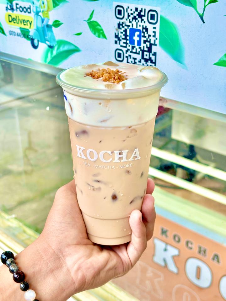 Trà Sữa Kem Dừa Phô Mai-duoc-ban-tai-TIỆM TRÀ KOCHA