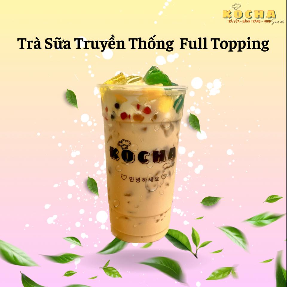 Trà Sữa Truyền Thống Full Topping-duoc-ban-tai-TIỆM TRÀ KOCHA