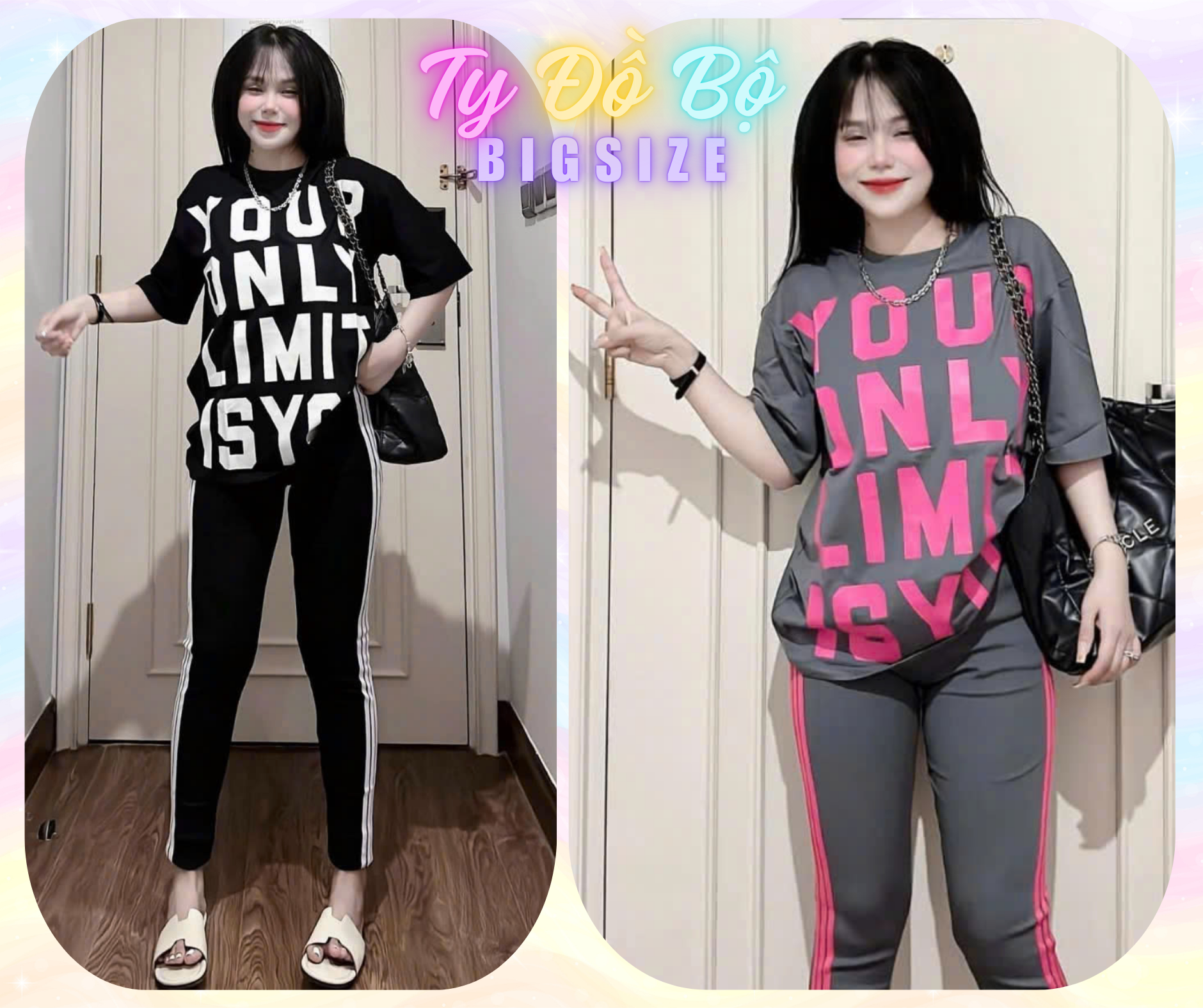 Set thun dài thể thao ôm YOUR-duoc-ban-tai-Ty Đồ Bộ Bigsize