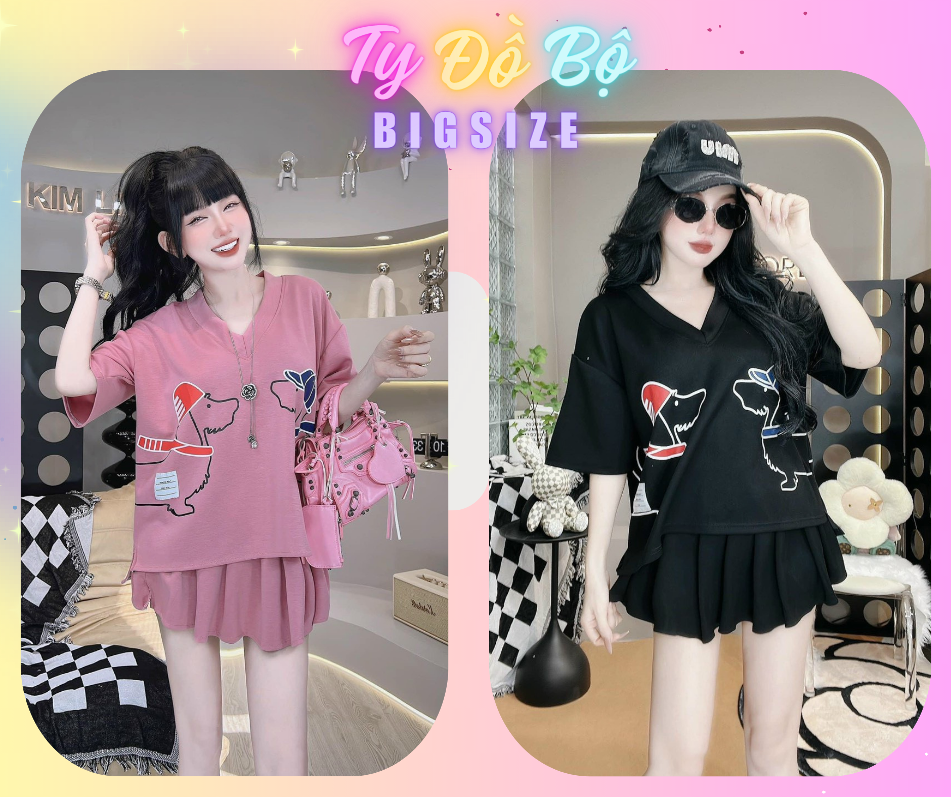 Set váy cún thun tăm-duoc-ban-tai-Ty Đồ Bộ Bigsize
