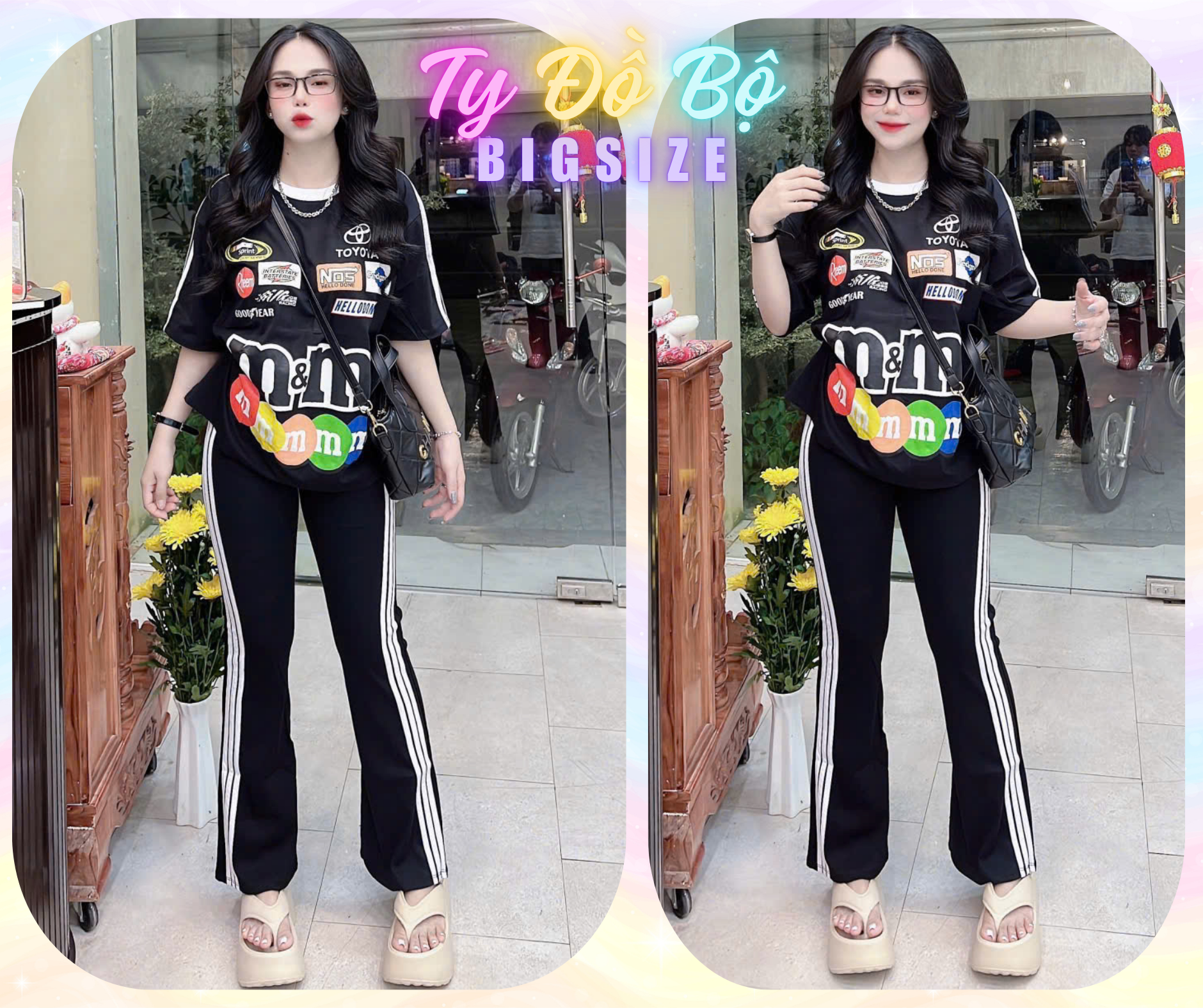 Set thun dài M&M-duoc-ban-tai-Ty Đồ Bộ Bigsize