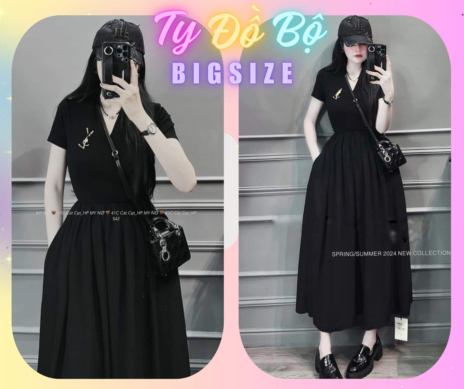Set đầm dài YSL-duoc-ban-tai-Ty Đồ Bộ Bigsize