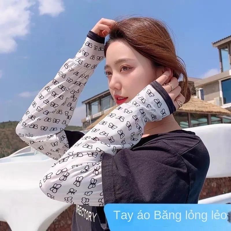 Găng tay chống nắng tia UV chất liệu lụa mát lạnh-duoc-ban-tai-BT Mart - Siêu thị dành cho Người bận rộn