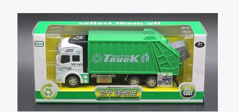 Đồ chơi xe đổ rác mô phỏng (chạy trớn, bấm nút nâng thùng rác)-duoc-ban-tai-Gia dụng BT Mart
