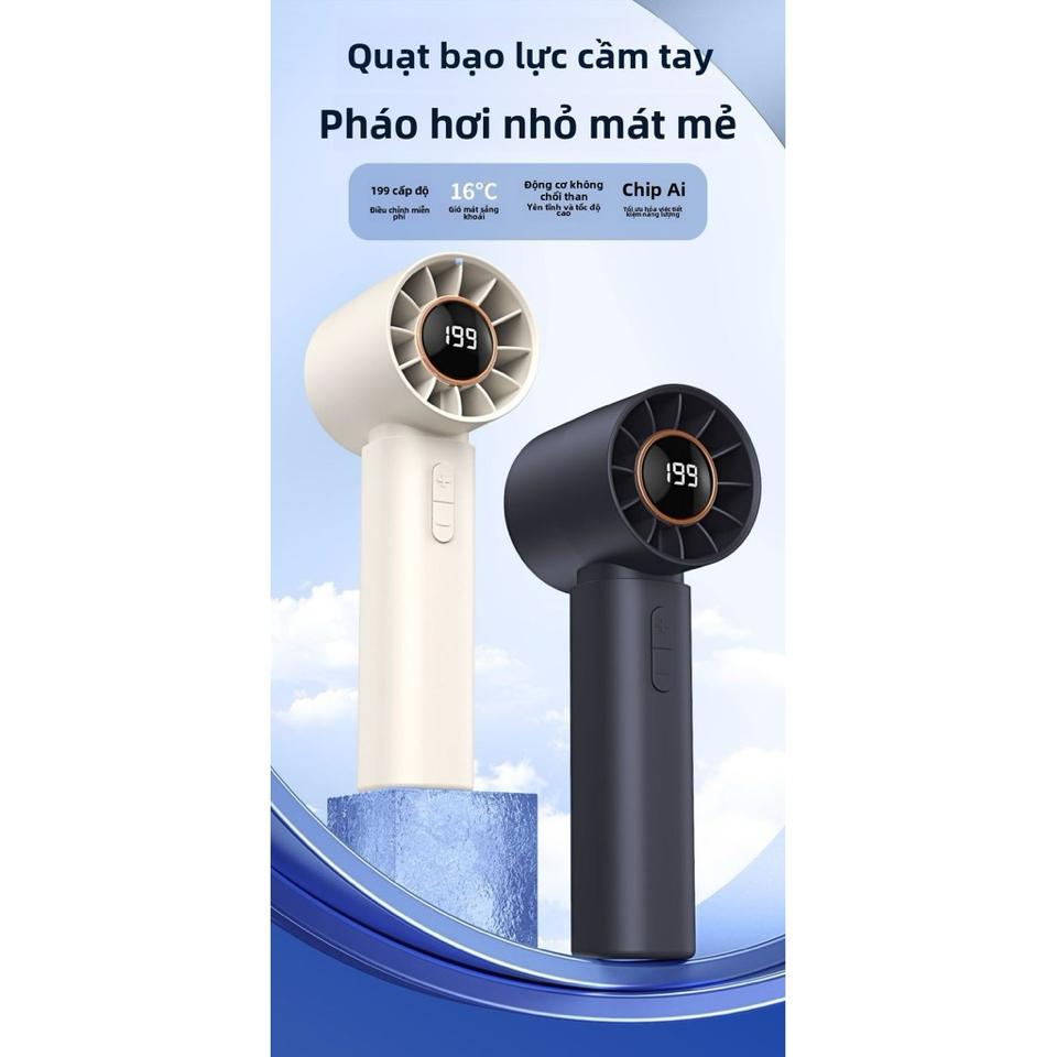 Quạt tích điện hiển thị đèn led T12-duoc-ban-tai-BT Mart - Siêu thị dành cho Người bận rộn