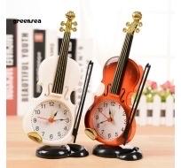 Đồng hồ báo thức để bàn hình cây đàn violin -duoc-ban-tai-Gia dụng BT Mart