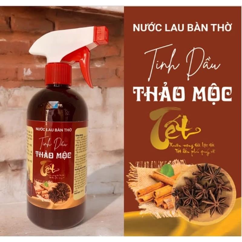 Nước/Khăn ướt lau bàn thờ tinh dầu thảo mộc 500ml-duoc-ban-tai-BT Mart - Siêu thị dành cho Người bận rộn