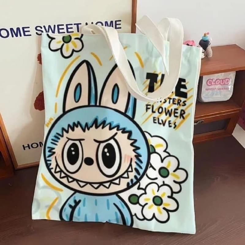 Túi vải canvas nữ tote, túi xách nữ Labubu-duoc-ban-tai-BT Mart - Siêu thị dành cho Người bận rộn