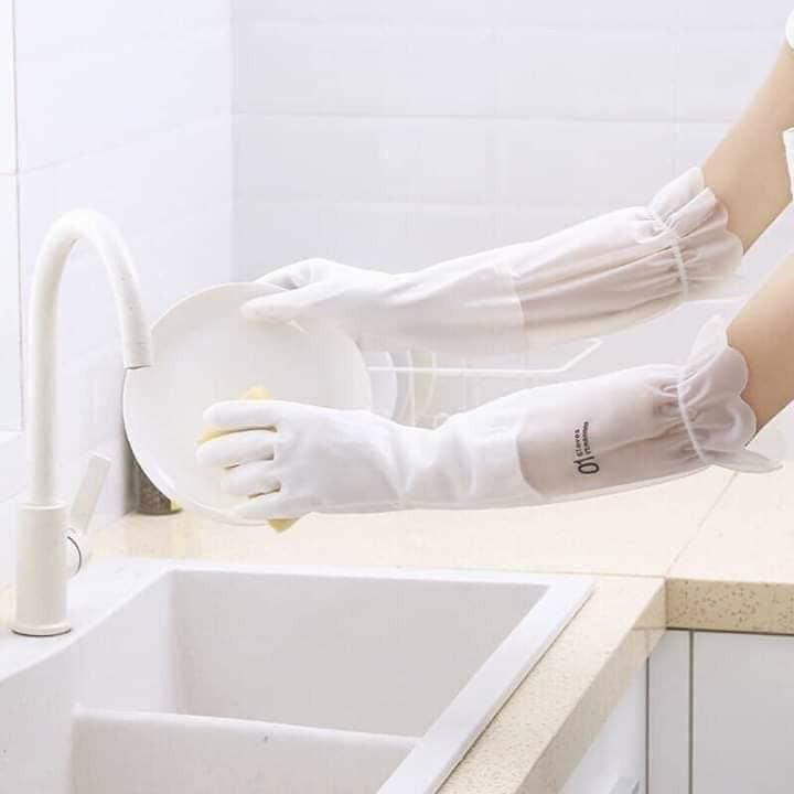 Đôi găng tay rửa chén cao su siêu dai-duoc-ban-tai-BT Mart - Siêu thị dành cho Người bận rộn