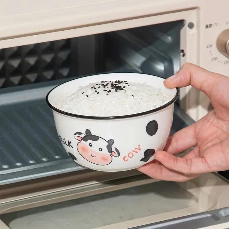 Chén sứ hình bò sữa-duoc-ban-tai-BT Mart - Siêu thị dành cho Người bận rộn
