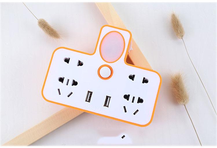 Ổ cắm chia ổ điện kiêm đèn ngủ (kèm 2 cổng usb sạc điện thoại)-duoc-ban-tai-BT Mart - Siêu thị dành cho Người bận rộn