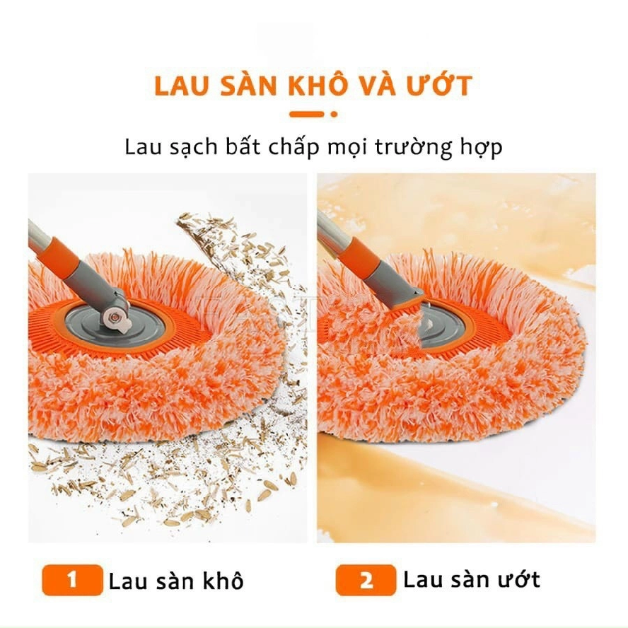 Cây lau trần nhà (đầu lau lông cừu san hô hình bông hướng dương)-duoc-ban-tai-Gia dụng BT Mart