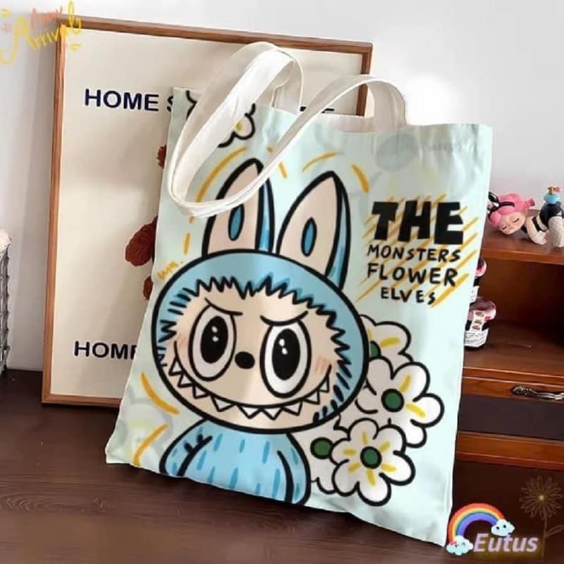 Túi vải canvas nữ tote, túi xách nữ Labubu-duoc-ban-tai-BT Mart - Siêu thị dành cho Người bận rộn