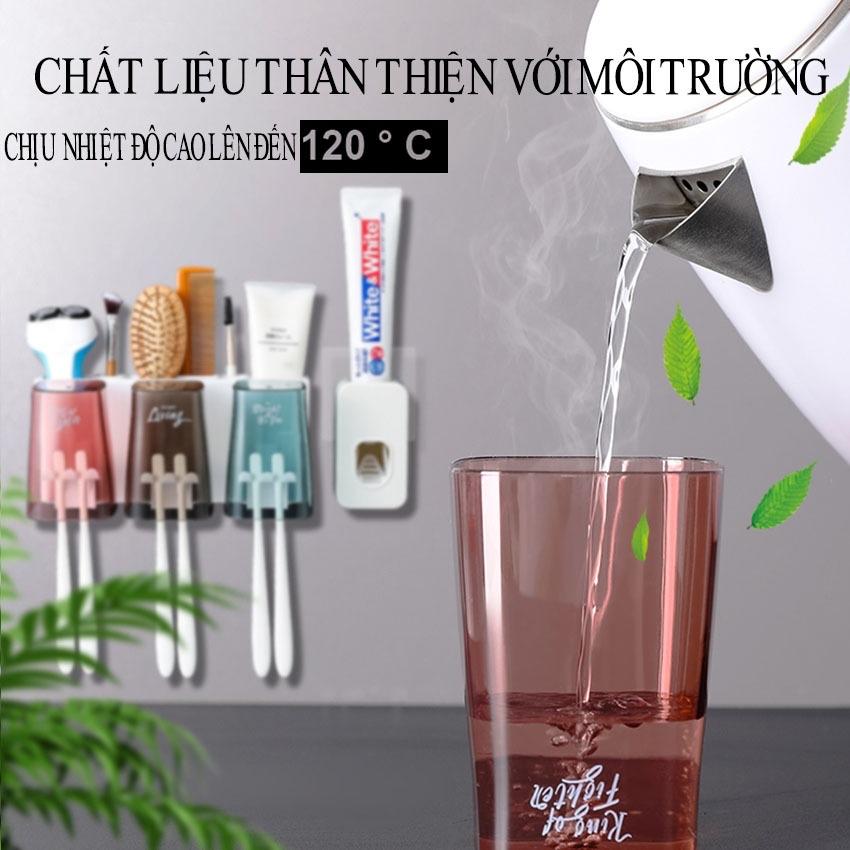 Giá treo bàn chải đánh răng kèm 4 cốc và nặn kem-duoc-ban-tai-BT Mart - Siêu thị dành cho Người bận rộn