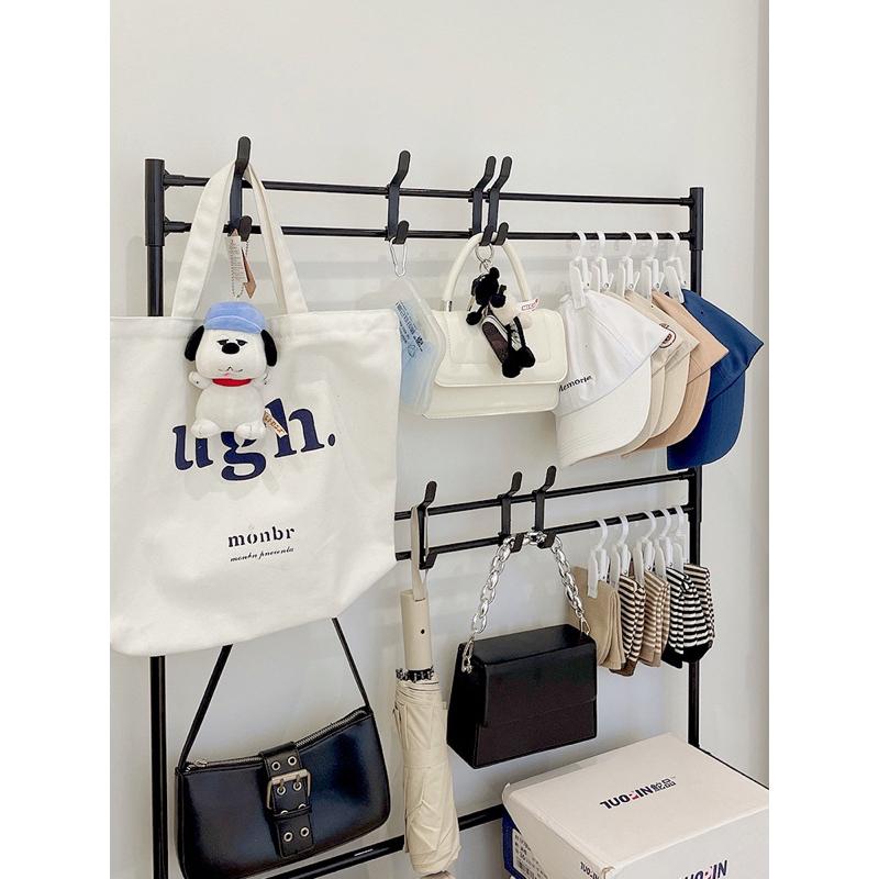 Kệ 4 tầng chữ L để giày dép và treo móc đồ-duoc-ban-tai-Gia dụng BT Mart