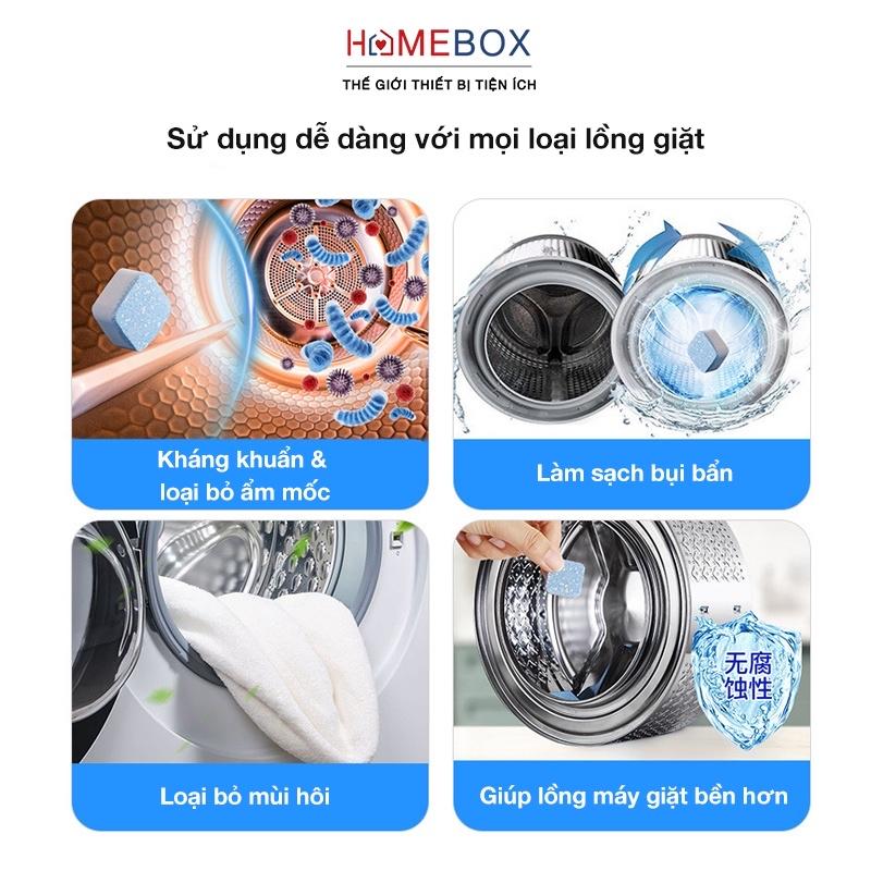 Hộp 12 viên sủi khử và làm sạch lồng máy giặt-duoc-ban-tai-BT Mart - Siêu thị dành cho Người bận rộn