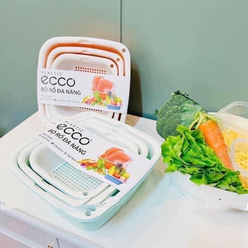 Sét 6 món (3 rổ, 3 thau) Ecco-duoc-ban-tai-BT Mart - Siêu thị dành cho Người bận rộn