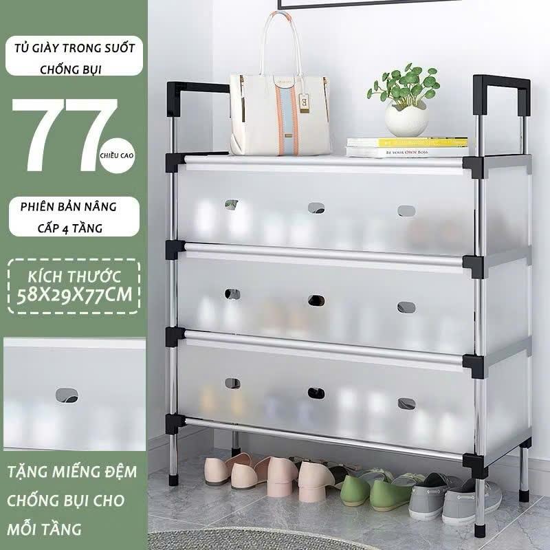 Kệ giày dép 5 tầng có vách ngăn chống bụi-duoc-ban-tai-BT Mart - Siêu thị dành cho Người bận rộn