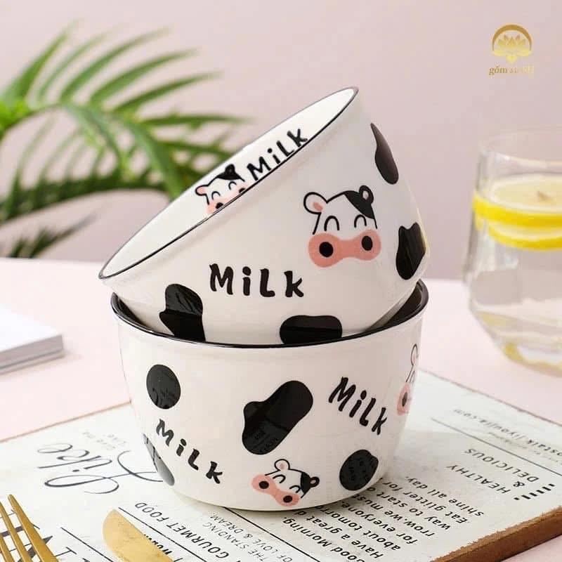 Chén sứ hình bò sữa-duoc-ban-tai-BT Mart - Siêu thị dành cho Người bận rộn