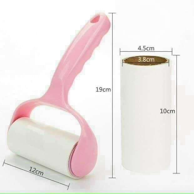 Cây lăn bụi cán cong 10cm + 2 lõi thay thế-duoc-ban-tai-Gia dụng BT Mart