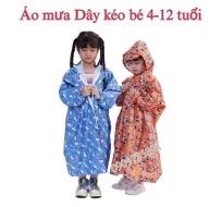 Áo mưa Kara vải dù dây kéo trẻ em-duoc-ban-tai-BT Mart - Siêu thị dành cho Người bận rộn