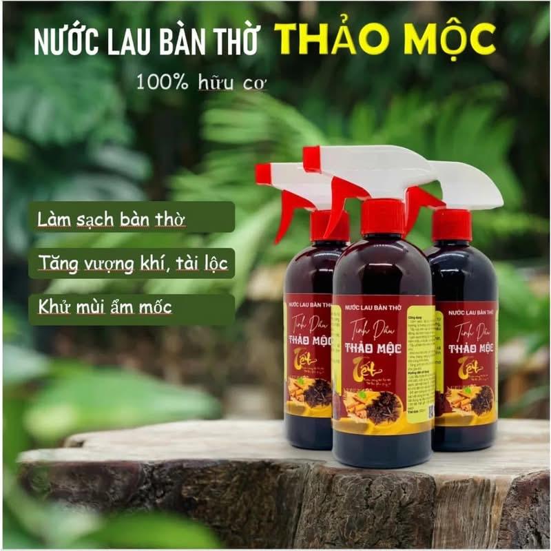 Nước/Khăn ướt lau bàn thờ tinh dầu thảo mộc 500ml-duoc-ban-tai-BT Mart - Siêu thị dành cho Người bận rộn