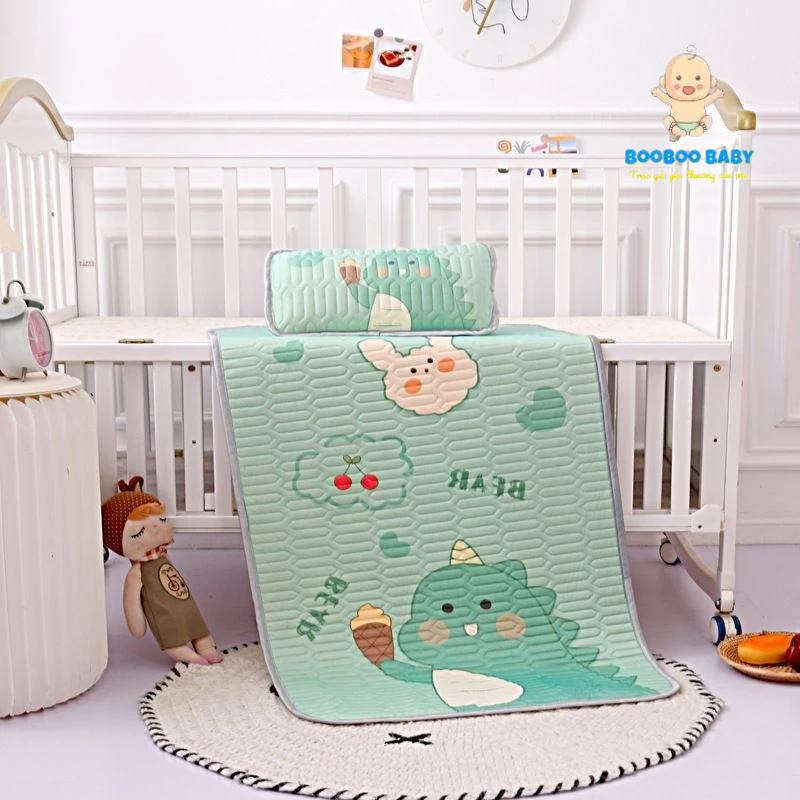 Chiếu điều hòa cao su non tặng kèm gối cho bé-duoc-ban-tai-BT Mart - Siêu thị dành cho Người bận rộn