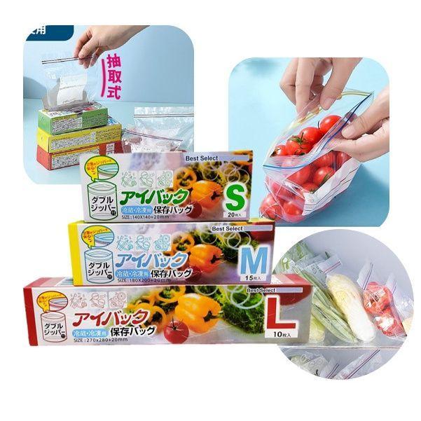 Set 3 hộp túi zip 3 size (45 cái)-duoc-ban-tai-Gia dụng BT Mart