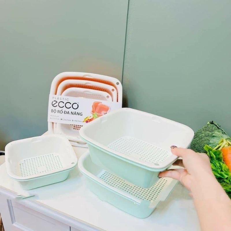 Sét 6 món (3 rổ, 3 thau) Ecco-duoc-ban-tai-BT Mart - Siêu thị dành cho Người bận rộn