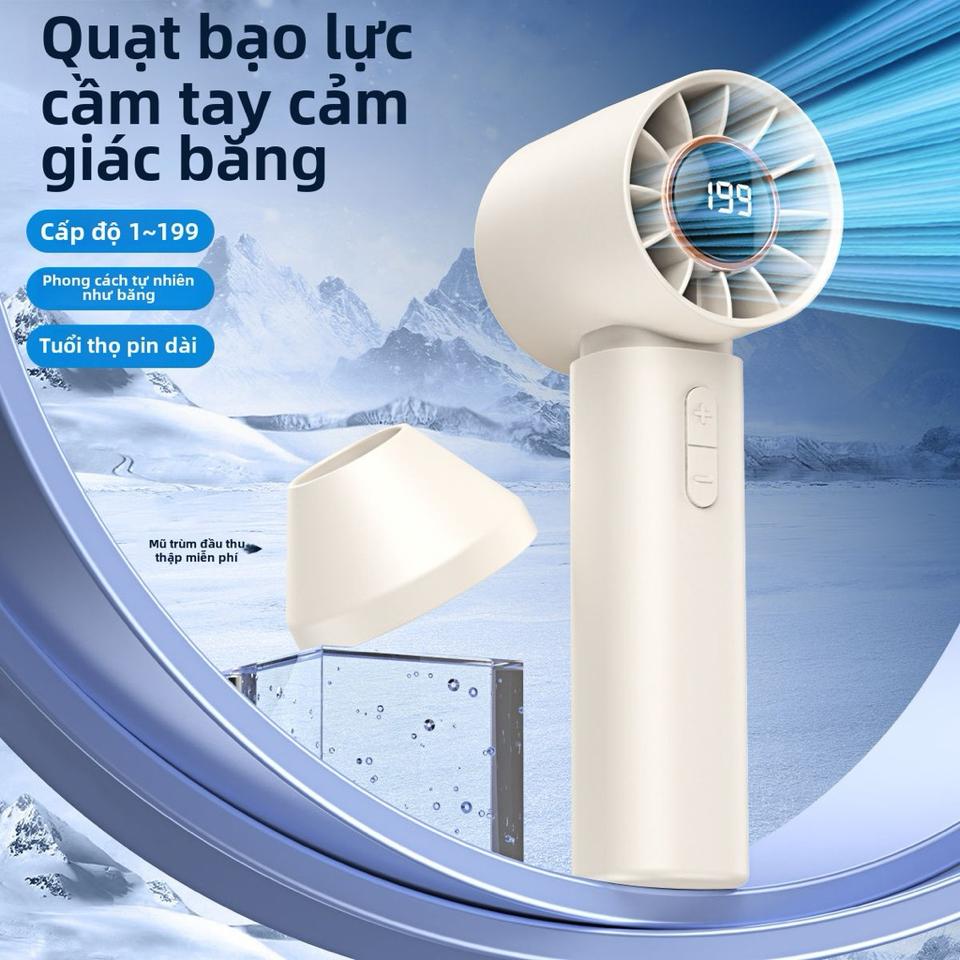 Quạt tích điện hiển thị đèn led T12-duoc-ban-tai-BT Mart - Siêu thị dành cho Người bận rộn