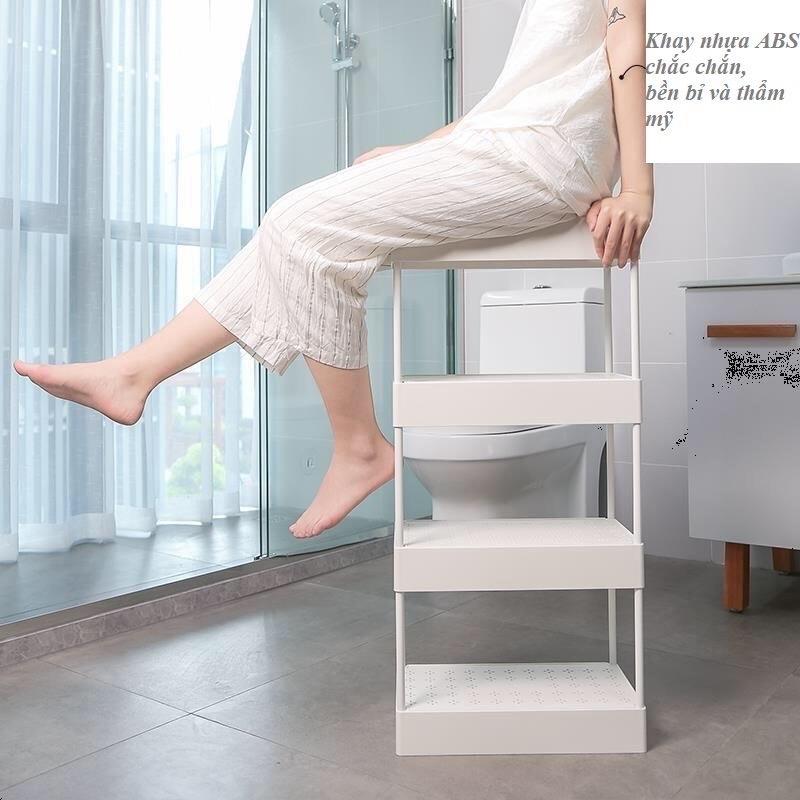 Kệ nhựa 4 tầng hình chữ nhật có bánh xe di chuyển-duoc-ban-tai-BT Mart - Siêu thị dành cho Người bận rộn