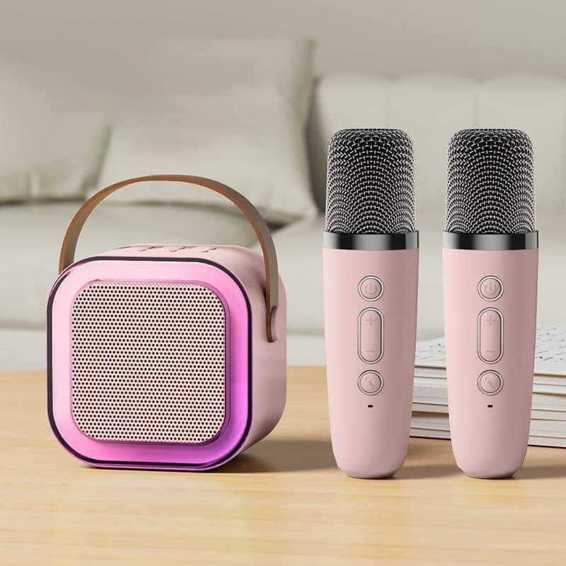Loa karaoke Bluetooth mini K12 kèm 2 micro-duoc-ban-tai-BT Mart - Siêu thị dành cho Người bận rộn