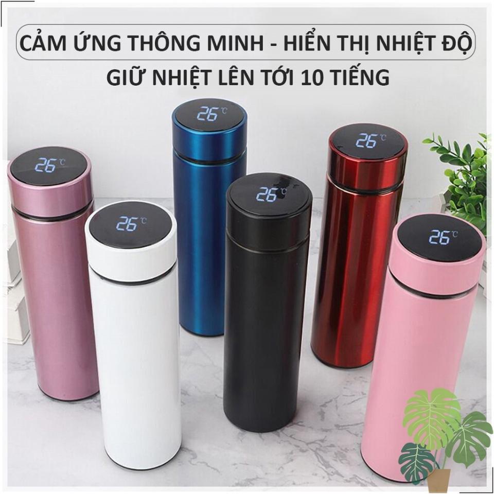 Bình giữ nhiệt inox SUS304 500ml có đèn led báo nhiệt độ-duoc-ban-tai-BT Mart - Siêu thị dành cho Người bận rộn