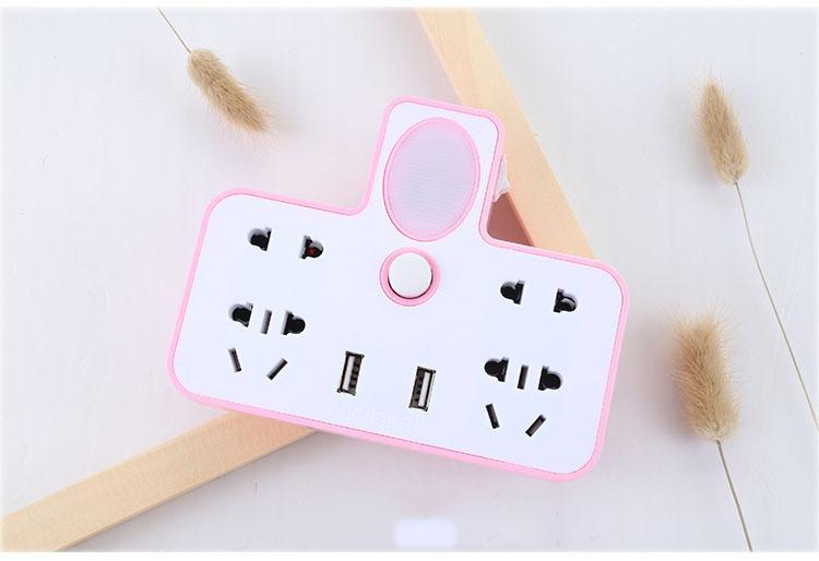Ổ cắm chia ổ điện kiêm đèn ngủ (kèm 2 cổng usb sạc điện thoại)-duoc-ban-tai-BT Mart - Siêu thị dành cho Người bận rộn