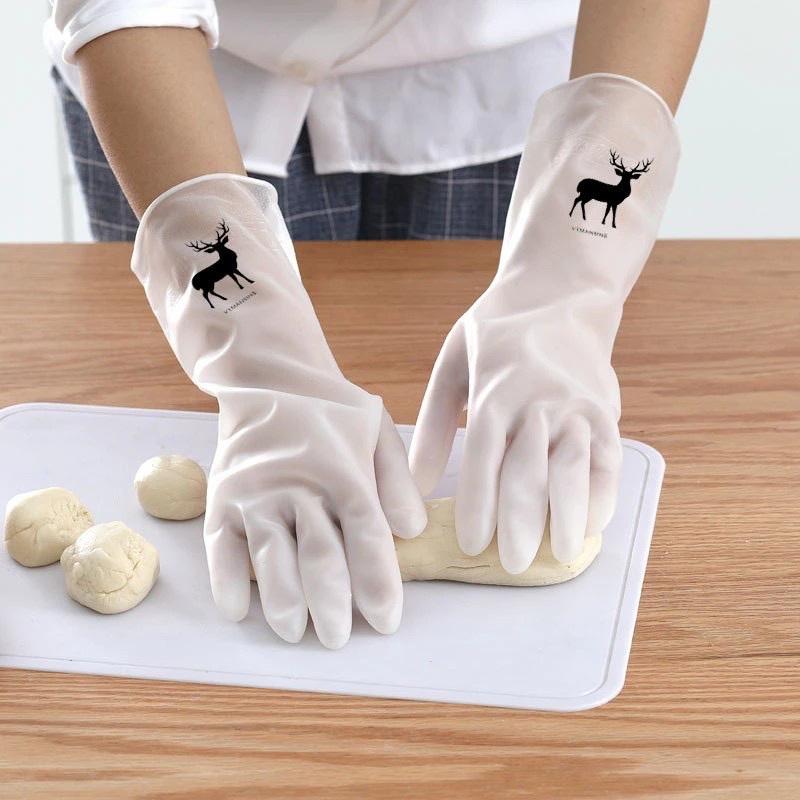 Đôi găng tay rửa chén cao su siêu dai-duoc-ban-tai-BT Mart - Siêu thị dành cho Người bận rộn