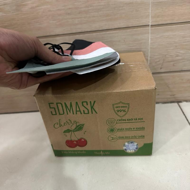 Thùng 200 cái khẩu trang 5D Cherry nhiều màu-duoc-ban-tai-BT Mart - Siêu thị dành cho Người bận rộn