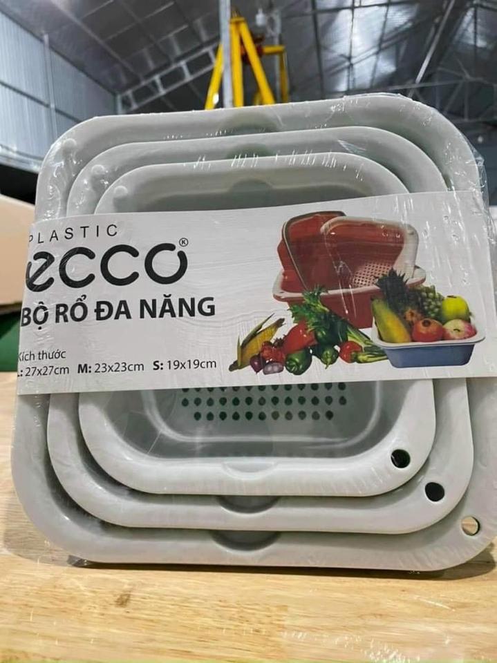 Sét 6 món (3 rổ, 3 thau) Ecco-duoc-ban-tai-BT Mart - Siêu thị dành cho Người bận rộn